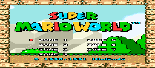 Super Mario World (Nintendo Super System) Screenthot 2